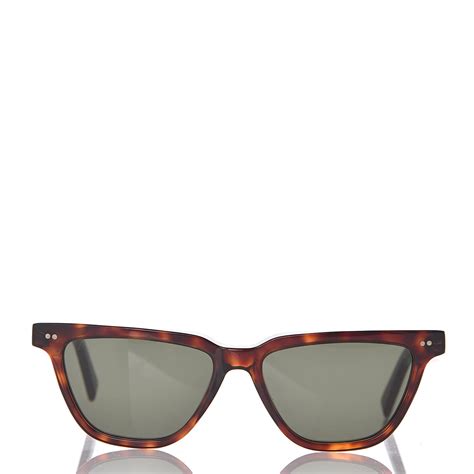 celine cl400231|CELINE Acetate Cat Eye Sunglasses CL400231 Tortoise.